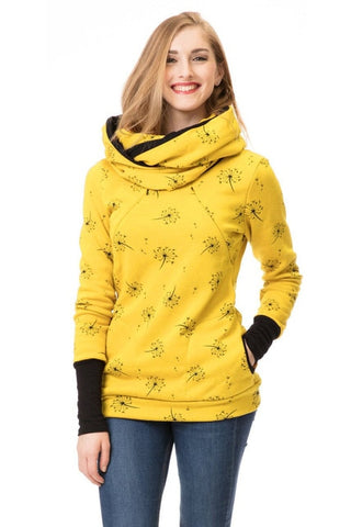 Maternity Nursing Hoodie Winter Pregnancy Clothes For Pregnant Women Breastfeeding Hooded Tops T Shirt Autumn Lactation Clothing