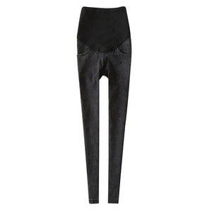 Leggings women Maternity Jeans Clothes For Pregnant Women Elastic Thin Pencil Feet Pregnancy Pants Women's Denim Skinny Trousers