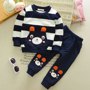 Children Clothing For Boys Sport Suit 2019 Autumn Winter Toddler Boys Clothes Outfit Kids Christmas Costume For Boy Clothing Set