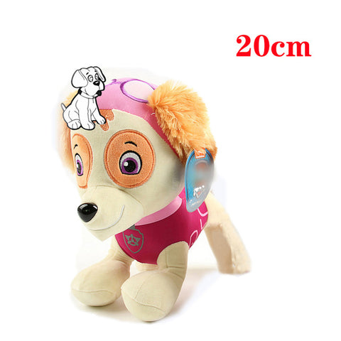 20cm Paw Patrol Dog 6 Color Plush Toys Soft Puppy Canine Keychain Plush Dolls Canine Broadcast The Hit TV Cartoon Animation 26M