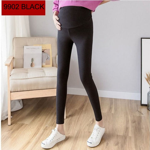 Winter Maternity Leggings Warm Trousers Plus Velvet Clothes Pregnancy Pants For Pregnant Women Thickened Leggings Clothing Pants