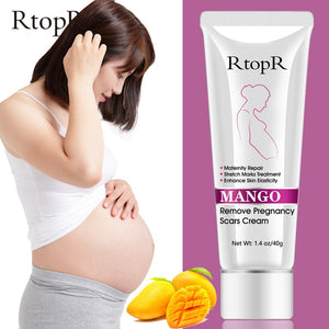 RtopR Mango Remove Pregnancy Scars Acne Cream Stretch Marks Treatment Maternity Repair Anti-Aging Firming Maternity Cream