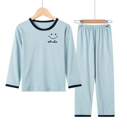 Long-sleeved home service pajamas children's suit boys' shirts + pants clothing children's winter casual cotton pajamas set