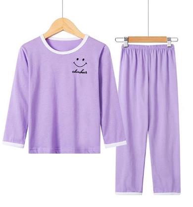 Long-sleeved home service pajamas children's suit boys' shirts + pants clothing children's winter casual cotton pajamas set