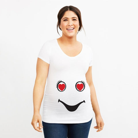 2020 Loading Women Maternity Short Sleeve Tops T-shirt Pregnancy Funny Clothes for Pregnant Maternity Hot Sale T-shirt Drop Ship