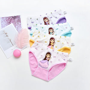 1pcs new children clothing fashion kids panties girls' briefs female child underwear lovely cartoon panties  baby clothe