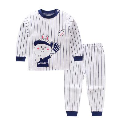 2020 New Children Spring Autumn Clothing Girls Coat + Long Pants Suit Kids Cotton Underwear Set Baby Boys Cartoon Clothes