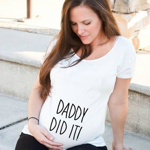 See You Soon 2020 Summer Tees Women T-shirts Slim Maternity Funny Letter Tops O-Neck Pregnancy T Shirts for Pregnant Women