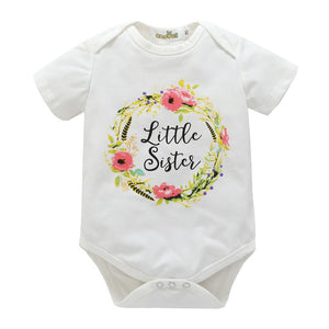 Infant Children's Clothing Baby Rompers Baby Onesie Newborns Girls' Shirt Short Sleeve Printed Triangular Onesie Pure Cotton
