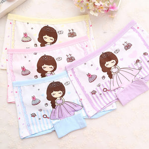 New Cotton Children Panties 4Pcs/lot Girls' Briefs Female Child Underwear baby girl panty Children Clothing