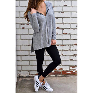 Winter Hoodies Pregnant Women Solid Pullover Sweatshirts Long Tees Maternity Clothes Pregnancy Women's Clothing