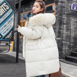 autumn/winter women's down jacket maternity down jacket outerwear women's coat pregnancy thick clothing fur collar warm parkas