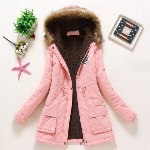 Women's Parka pregnant women wear military pregnancy clothes winter masked coat winter women fur coat Women's clothing coats