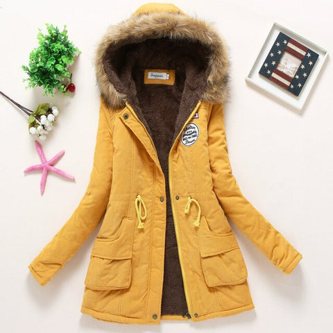 Women's Parka pregnant women wear military pregnancy clothes winter masked coat winter women fur coat Women's clothing coats