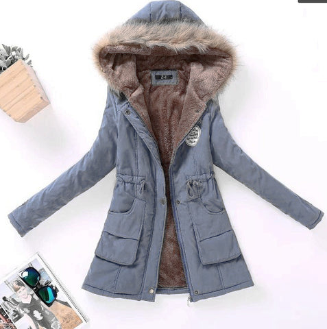 Women's Parka pregnant women wear military pregnancy clothes winter masked coat winter women fur coat Women's clothing coats