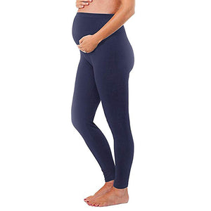 2019 New Spring Fashion Women's Winter Maternity Leggings Seamless Solid Color Pants Stretchable Pregnancy Trousers