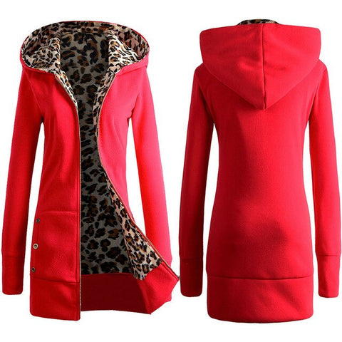 Women's Coats Autumn Winter Maternity Pregnant Woman Hooded Jacket Coat Casual Leopard Warm Jackets  for Woman Pregnancy Clothes