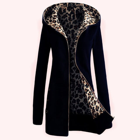 Women's Coats Autumn Winter Maternity Pregnant Woman Hooded Jacket Coat Casual Leopard Warm Jackets  for Woman Pregnancy Clothes