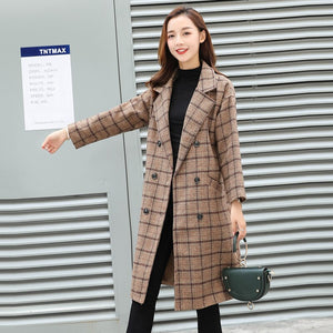 Women's coat maternity clothing Autumn Winter Plus Size Pregnancy Women Jackets Long Loose wool blend clothing Women cloak