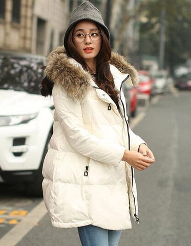 Maternity Winter Clothing women's Hooded Long Down Parka pregnancy outerwear Maternity winter thick warm Coat clothes