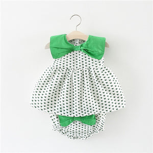 Lawadka Baby Baby Girls' Clothing Sets 2018 New Brand Two Piece Sets Short Pants +Floral Dress Summer Style