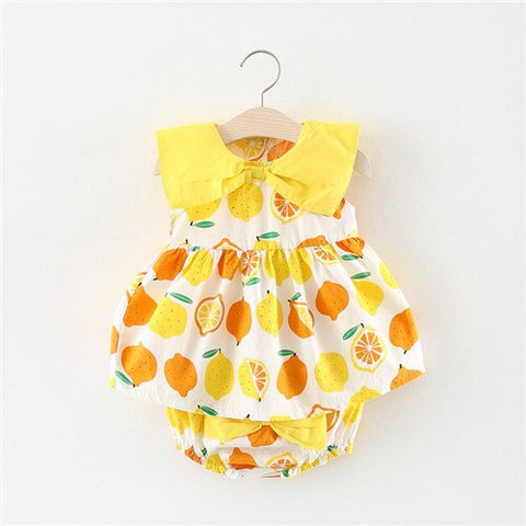 Lawadka Baby Baby Girls' Clothing Sets 2018 New Brand Two Piece Sets Short Pants +Floral Dress Summer Style