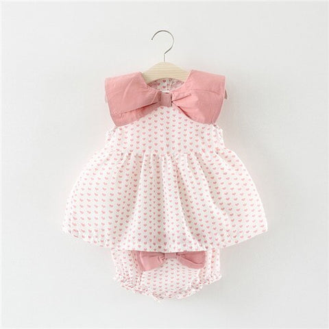 Lawadka Baby Baby Girls' Clothing Sets 2018 New Brand Two Piece Sets Short Pants +Floral Dress Summer Style