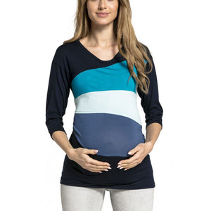 Bottom Maternity Tops For Pregnant Women Clothes Nursing Shirts Breastfeeding Pregnancy Tops Feeding Mother Lactation Wear