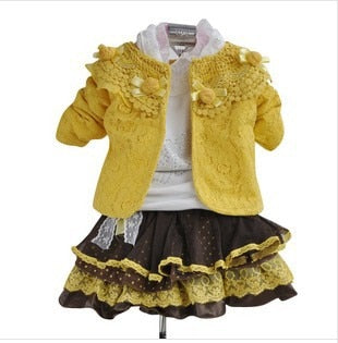 Anlencool 2019 New Spring Roupas Meninos Free Shipping Children Suit Girls' Suits Korean Skirt Baby Clothing Girls Clothes Set