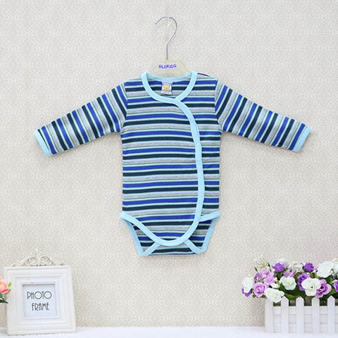 2019 New Little Q Long sleeve integrated suit of newborn cotton boys and girls' clothing autumn children's printed clothing