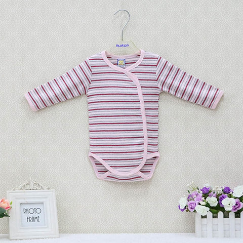 2019 New Little Q Long sleeve integrated suit of newborn cotton boys and girls' clothing autumn children's printed clothing